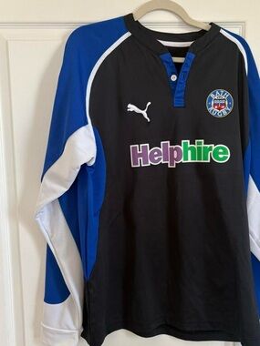 Puma Black and Blue Bath Rugby HelpHire Logo Jersey